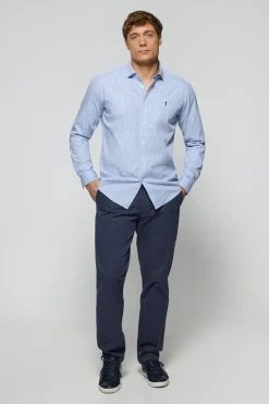 Polo Club Chemises*Chemise à carreaux Vichy e en popeline avec un logo brodé Rigby Go Bleu
