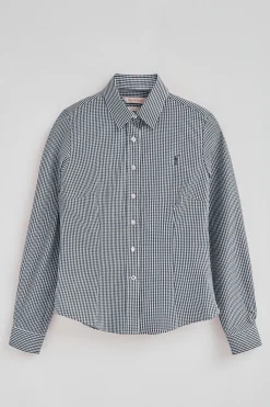 Polo Club Chemises*Chemise à carreaux Vichy et logo Rigby Go Bleu Marine