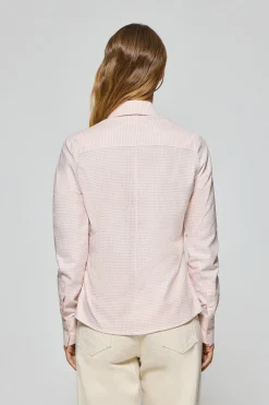 Polo Club Chemises*Chemise à carreaux Vichy avec un logo brodé Rose