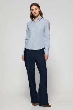 Polo Club Chemises*Chemise à motif pied-de-poule e avec broderie Rigby Go Bleu