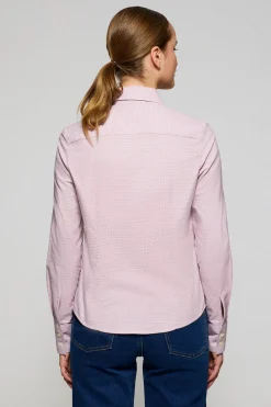 Polo Club Chemises*Chemise à motif pied-de-poule avec broderie Rigby Go Rose