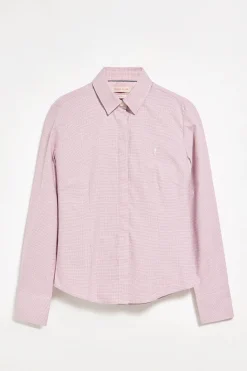Polo Club Chemises*Chemise à motif pied-de-poule avec broderie Rigby Go Rose