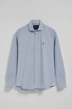 Polo Club Chemises*Chemise Arizona à carreaux Vichy avec broderie Rigby Go Bleu Ciel