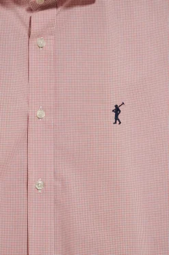 Polo Club Chemises*Chemise Arizona à carreaux Vichy avec broderie Rigby Go Orange clair