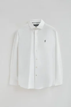 Polo Club Chemises*Chemise he en popeline et coupe slim avec logo Rigby Go Blanc