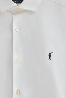 Polo Club Chemises*Chemise he en popeline et coupe slim avec logo Rigby Go Blanc