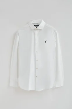 Polo Club Chemises*Chemise he en popeline et coupe slim avec logo Rigby Go Blanc