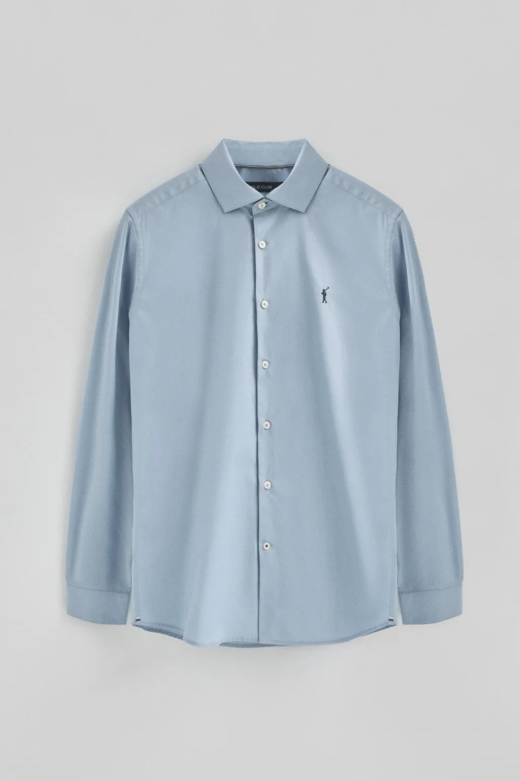 Polo Club Chemises*Chemise en popeline et coupe slim avec logo Rigby Go Bleu Ciel