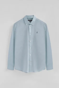 Polo Club Chemises*Chemise bleu clair à coupe regular et logo Rigby Go Bleu Ciel