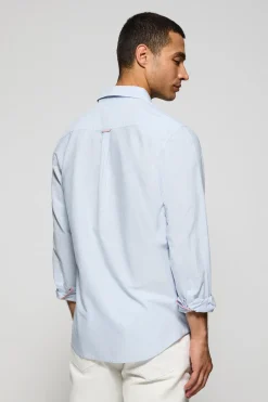 Polo Club Chemises*Chemise bleu clair Pharrel rayée avec logo Rigby Go brodé Bleu Ciel