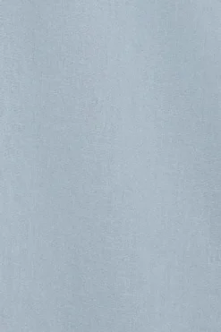 Polo Club Chemises*Chemise bleu clair Regular en lin et coton avec logo brodé Bleu Ciel