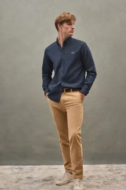 Polo Club Chemises*Chemise à coupe regular et col boutonné et logo Bleu Marine