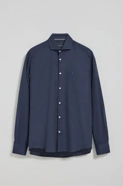 Polo Club Chemises*Chemise Cornell en coton micro-structuré avec broderie Rigby Go Bleu Marine