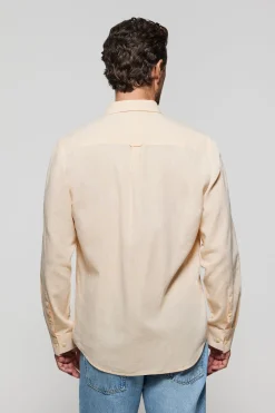 Polo Club Chemises*Chemise couleur e en lin et coton avec détails Rigby Go Mandarin