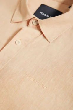 Polo Club Chemises*Chemise couleur e en lin et coton avec détails Rigby Go Mandarin