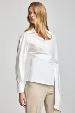 Polo Club Chemises*Chemise croisée Meggan he avec détails Blanc
