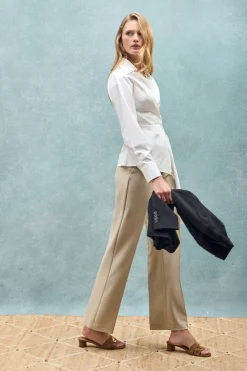 Polo Club Chemises*Chemise croisée Meggan he avec détails Blanc