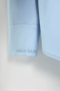 Polo Club Chemises*Chemise croisée Meggan bleu avec détails Bleu Ciel