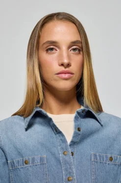 Polo Club Chemises*Chemise denim avec deux poches et détail Jeans