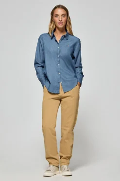 Polo Club Chemises*Chemise denim regular fit à logo brodé Rigby Go Jeans