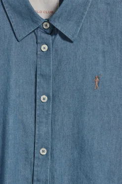 Polo Club Chemises*Chemise denim regular fit à logo brodé Rigby Go Jeans