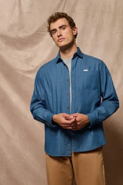 Polo Club Chemises*Chemise en denim avec poche et détail Jeans
