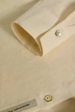Polo Club Chemises*Chemise en lin avec un détail brodé Beige