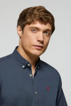 Polo Club Chemises*Chemise en sergé Princeton avec logo Rigby Go Bleu Marine