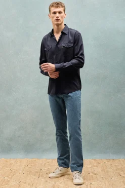 Polo Club Chemises*Chemise Franklin à poches Regular fit Bleu Marine