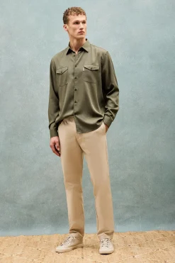 Polo Club Chemises*Chemise Franklin à poches Regular fit Kaki