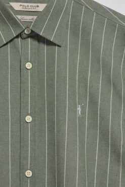 Polo Club Chemises*Chemise St James rayée Regular fit avec logo Rigby Go Kaki