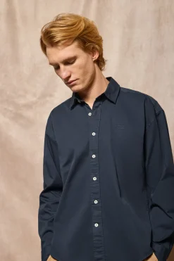 Polo Club Chemises*Chemise loose fit avec logo brodé Bleu Marine