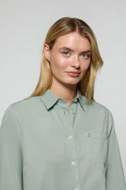 Polo Club Chemises*Chemise loose fit Simona avec un monogramme brodé PC Vert Clair