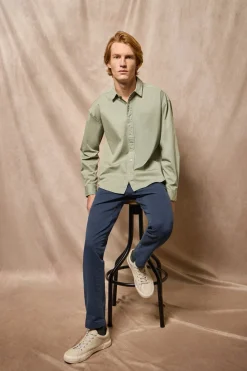 Polo Club Chemises*Chemise loose fit avec logo brodé Vert jade