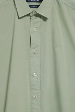 Polo Club Chemises*Chemise loose fit avec logo brodé Vert jade