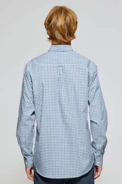 Polo Club Chemises*Chemise Mataró e à carreaux Vichy avec logo Bleu