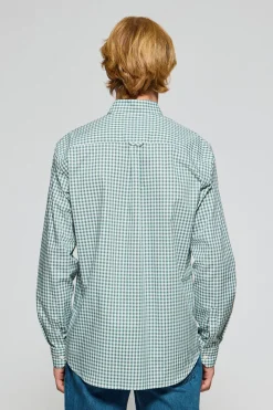Polo Club Chemises*Chemise Mataró e à carreaux Vichy avec logo Vert