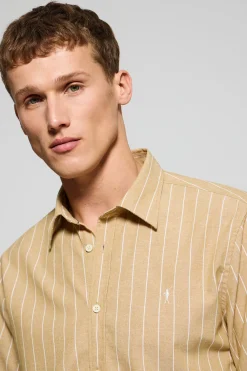 Polo Club Chemises*Chemise St James rayée Regular fit avec logo Rigby Go Moutarde