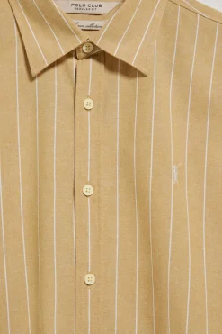 Polo Club Chemises*Chemise St James rayée Regular fit avec logo Rigby Go Moutarde