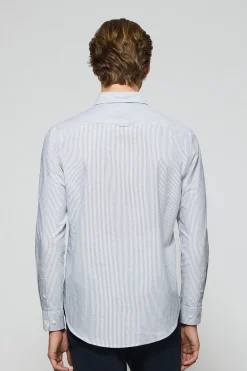 Polo Club Chemises*Chemise Oxford à rayures e avec logo brodé Rigby Go Bleu