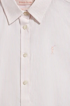 Polo Club Chemises*Chemise Oxford à rayures s avec logo Rigby Go Rose