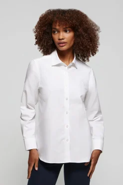 Polo Club Chemises*Chemise Oxford he à logo brodé Blanc