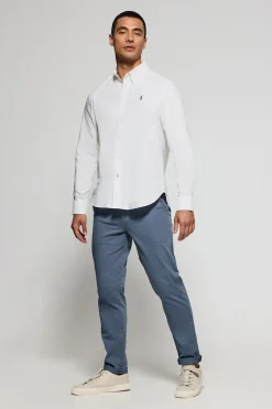Polo Club Chemises*Chemise Oxford he avec logo brodé Rigby Go Blanc