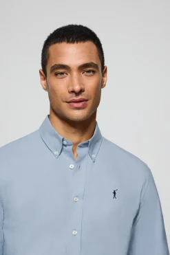 Polo Club Chemises*Chemise Oxford avec logo brodé Rigby Go Bleu Ciel
