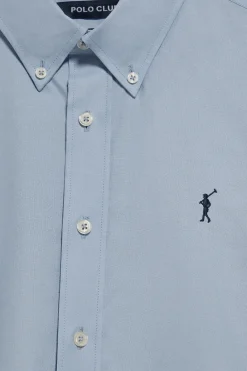 Polo Club Chemises*Chemise Oxford avec logo brodé Rigby Go Bleu Ciel