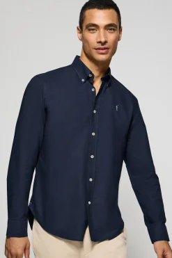 Polo Club Chemises*Chemise Oxford avec logo brodé Rigby Go Bleu Marine