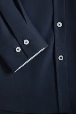 Polo Club Chemises*Chemise Oxford à logo brodé Bleu Marine