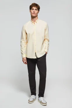 Polo Club Chemises*Chemise Oxford jaune avec logo Rigby Go Jaune tendre