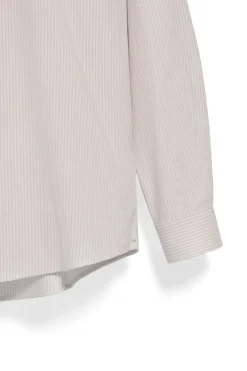 Polo Club Chemises*Chemise Oxford marron à rayures yale avec logo brodé Brun