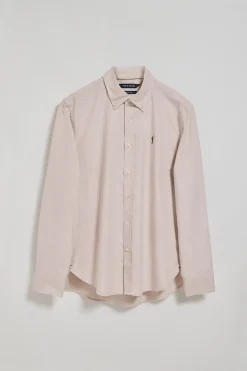 Polo Club Chemises*Chemise Oxford marron avec logo brodé Rigby Go Brun